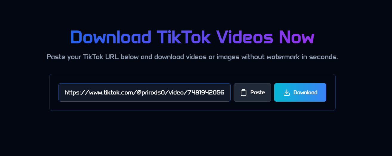 Paste the Link